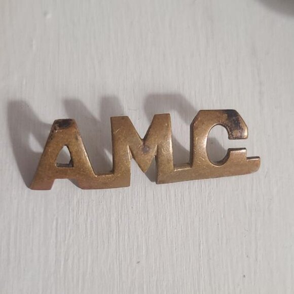 WWII N.S. Meyer AMC Air Force Military Uniform Lapel Pin - Mobility Command USA - Picture 2 of 5